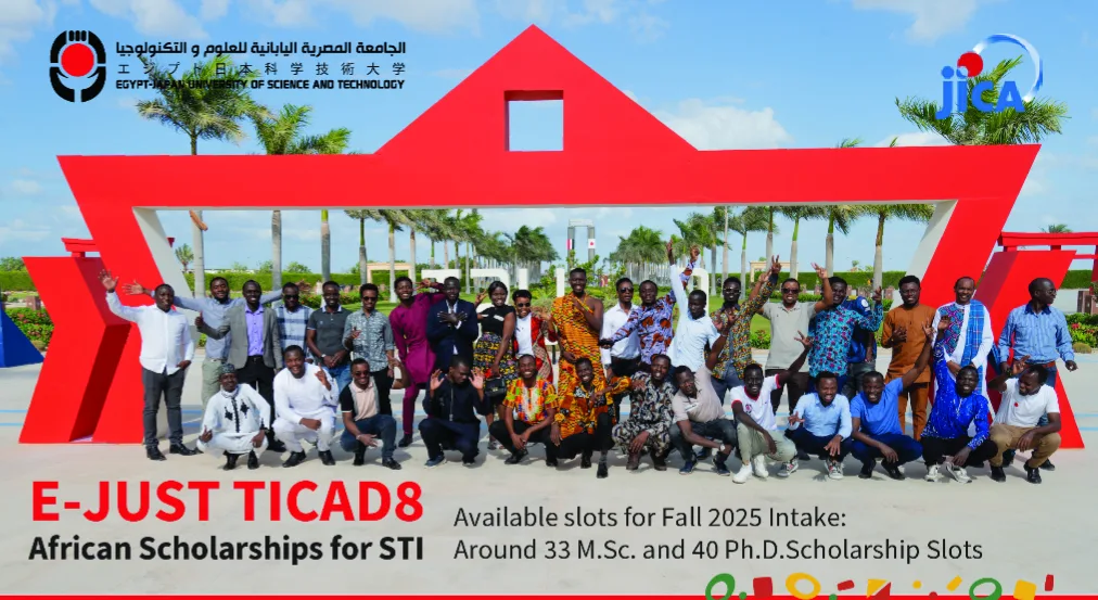 Egypt-Japan University Of Science And Technology (E-JUST) TICAD8 Postgraduate Scholarship For African Graduates 1 Screenshot 20241204 125734 png - Opportunity HUB