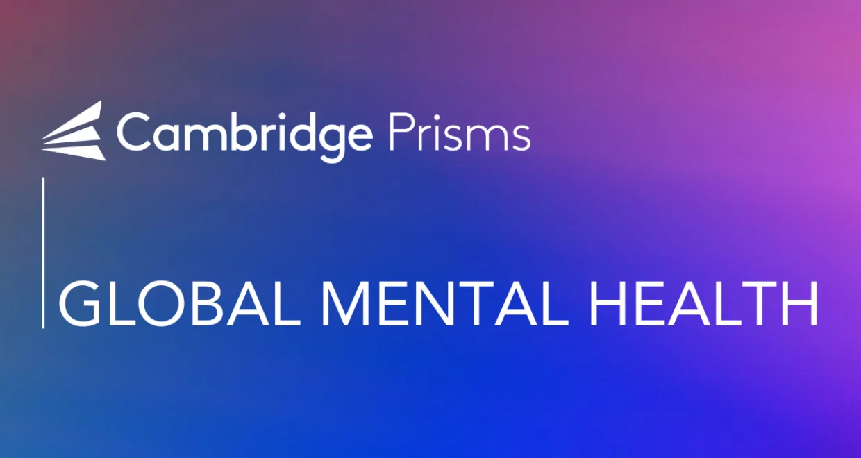 Global Mental Health Research Mentorship Program|Cambridge Prisms
