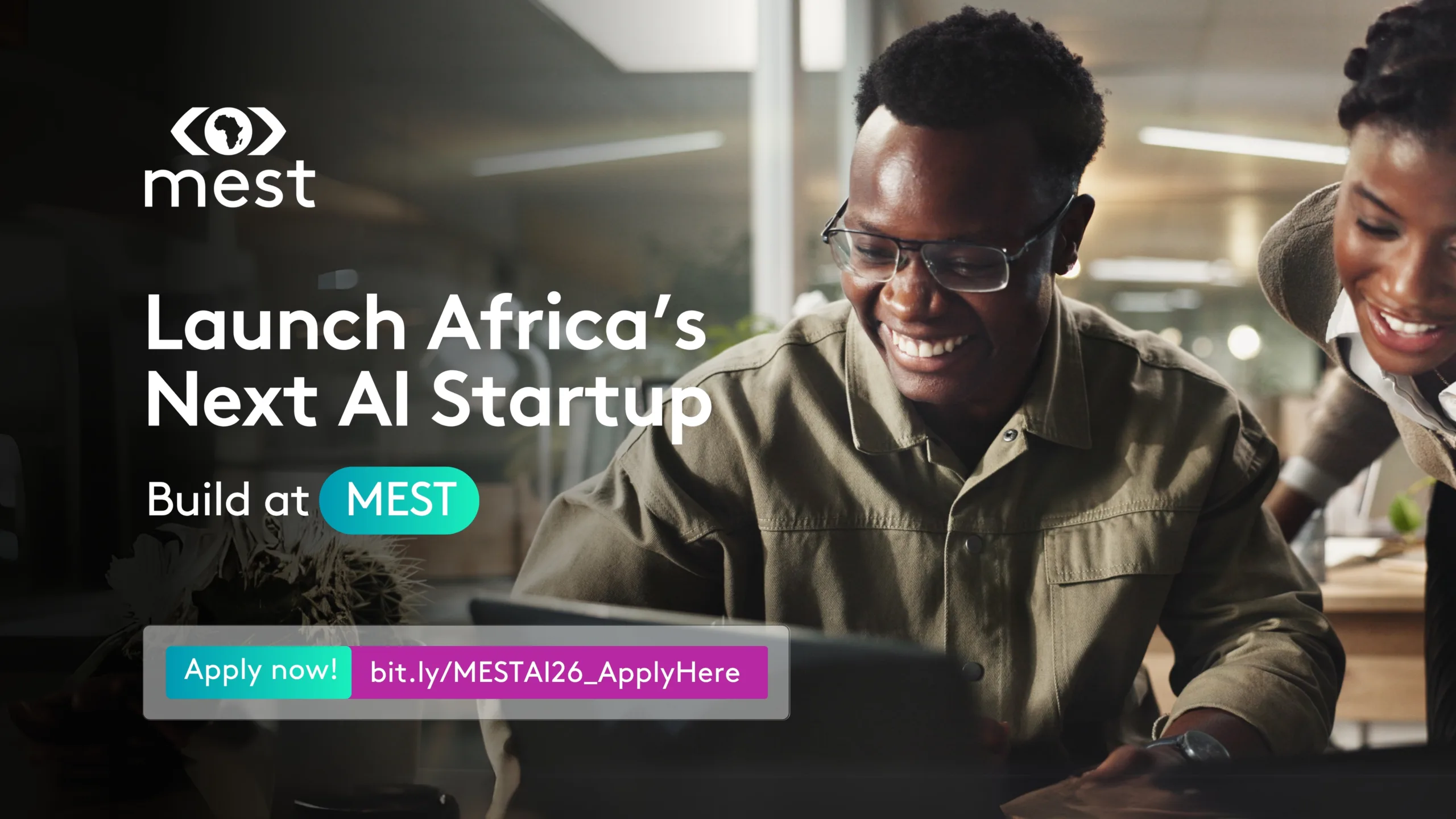 Mest AI Startup competition flyer