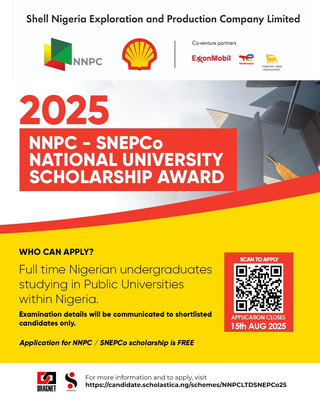 Shell & NNPC Scholarship banner