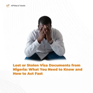Stolen Visa Document