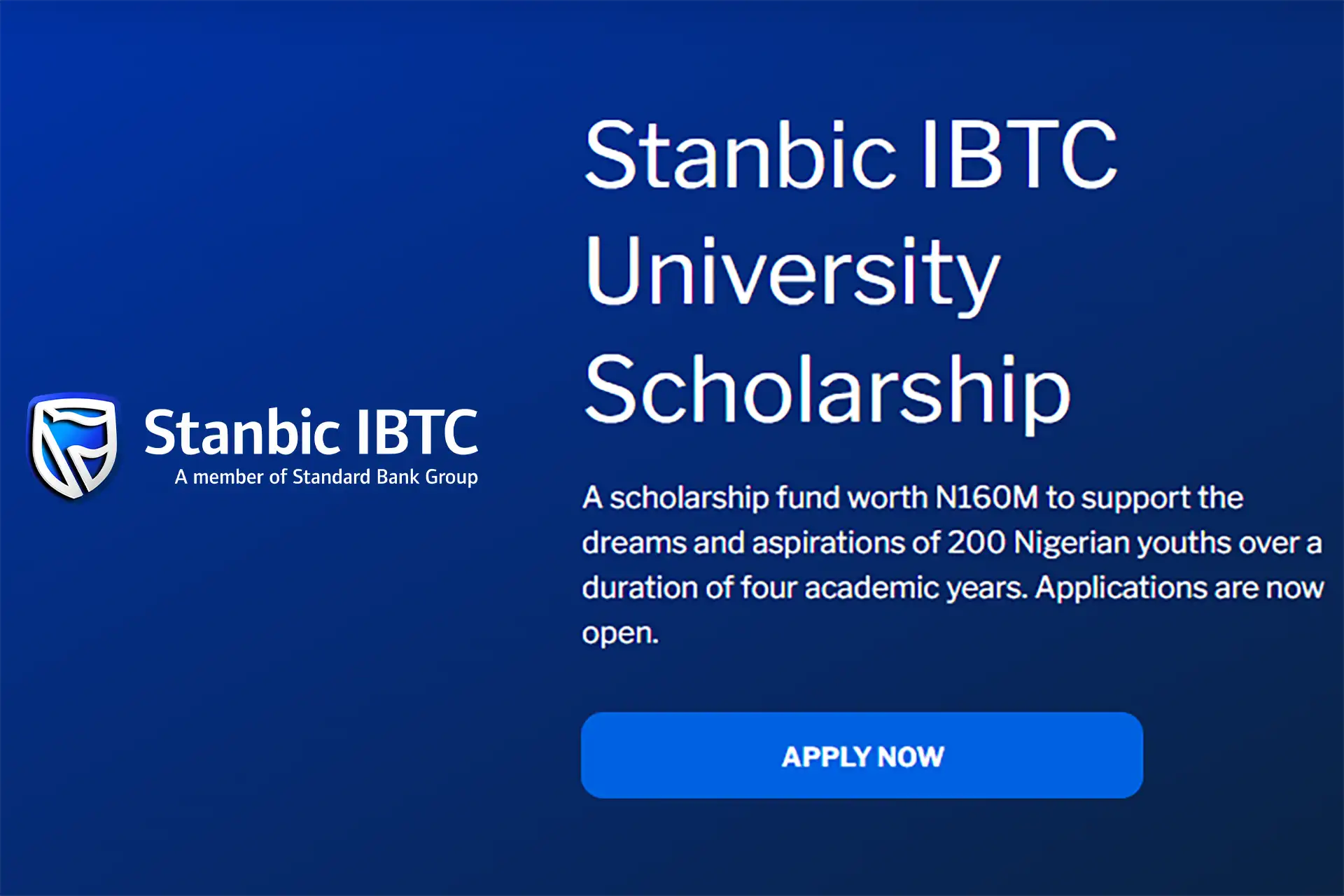 Stanbic IBTC University Scholarship