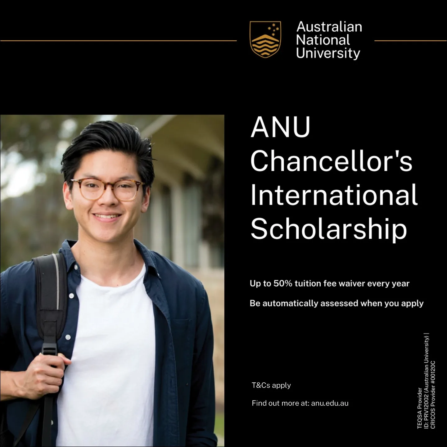 200 ANU Chancellor’s International Scholarships 2026