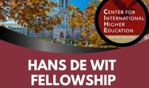 Hans De Wit Fellowship 2027