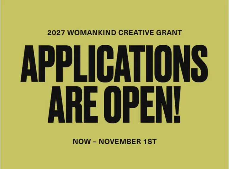 WomanKind Creative Grant 2027