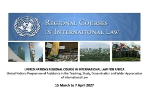 UN Regional Course in International Law for Africa